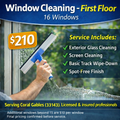 Window Cleaning – First Floor 16 Windows