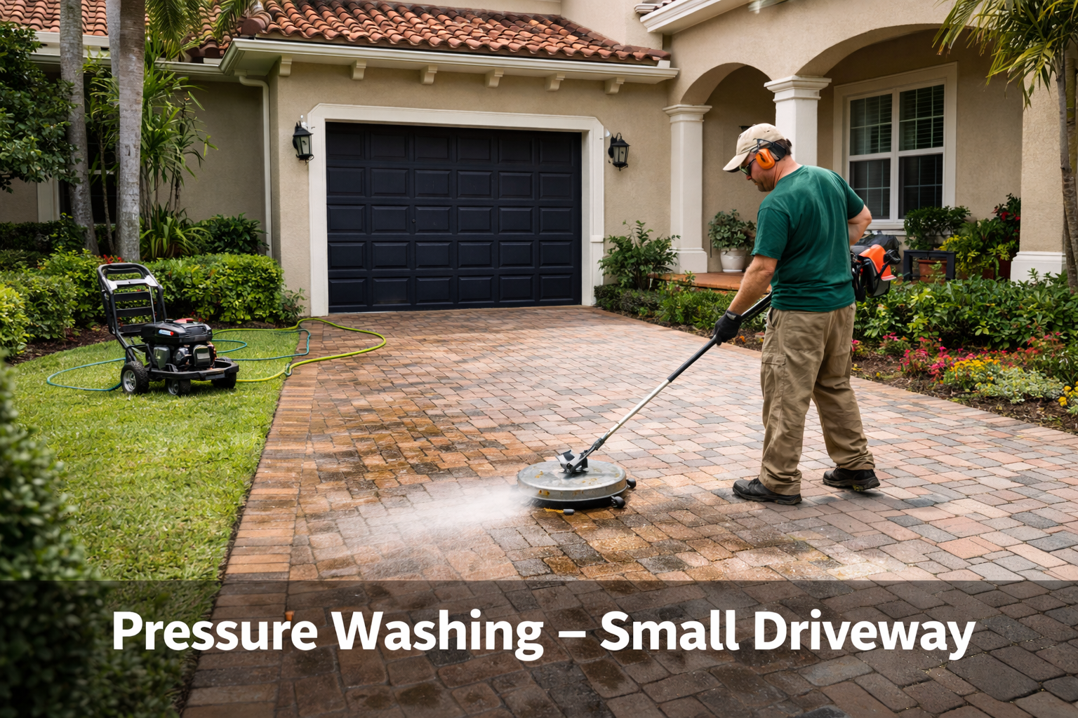 Pressure Washing – Small Driveway