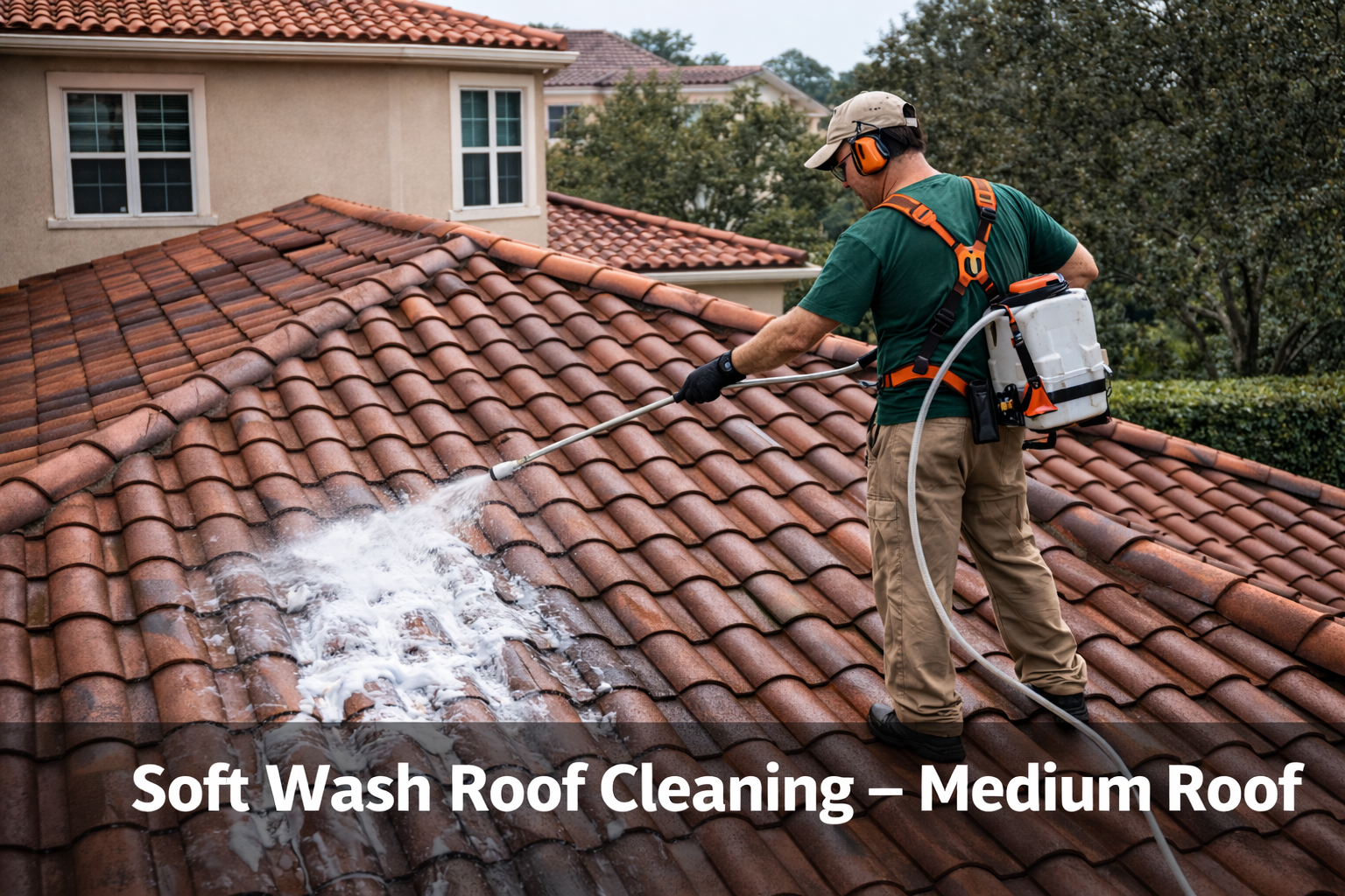 Roof Cleaning – Medium
